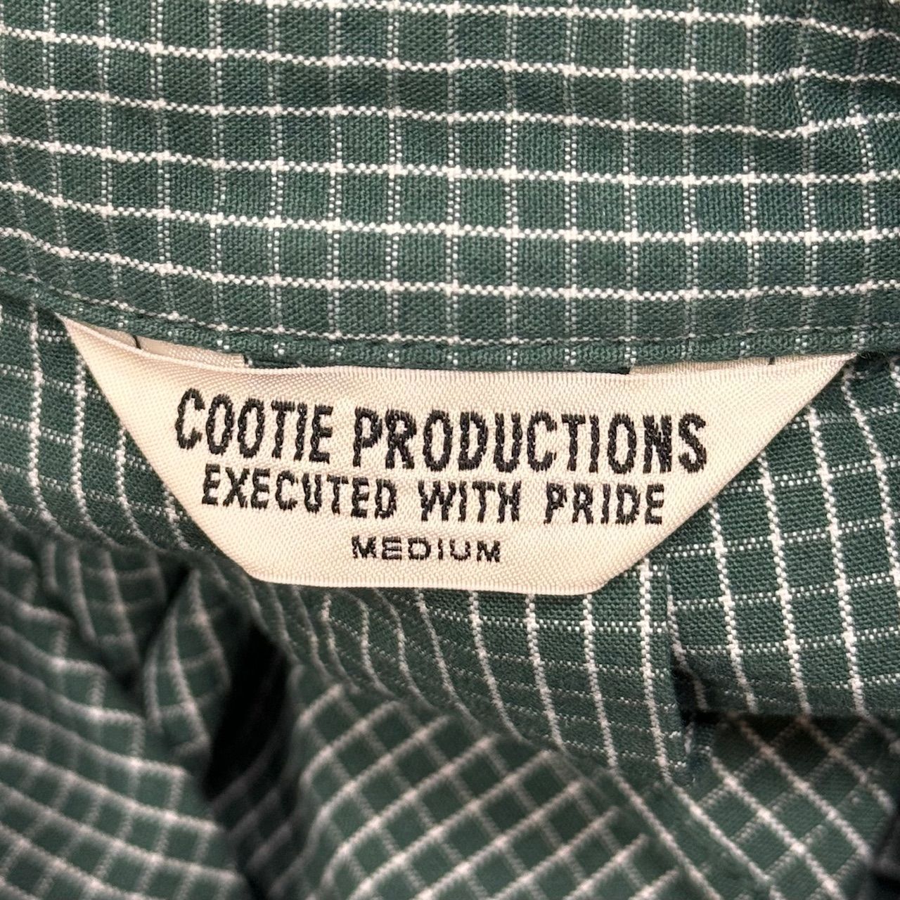 Cootie 23aw ガーメントダイチェックシャツ S クーティー