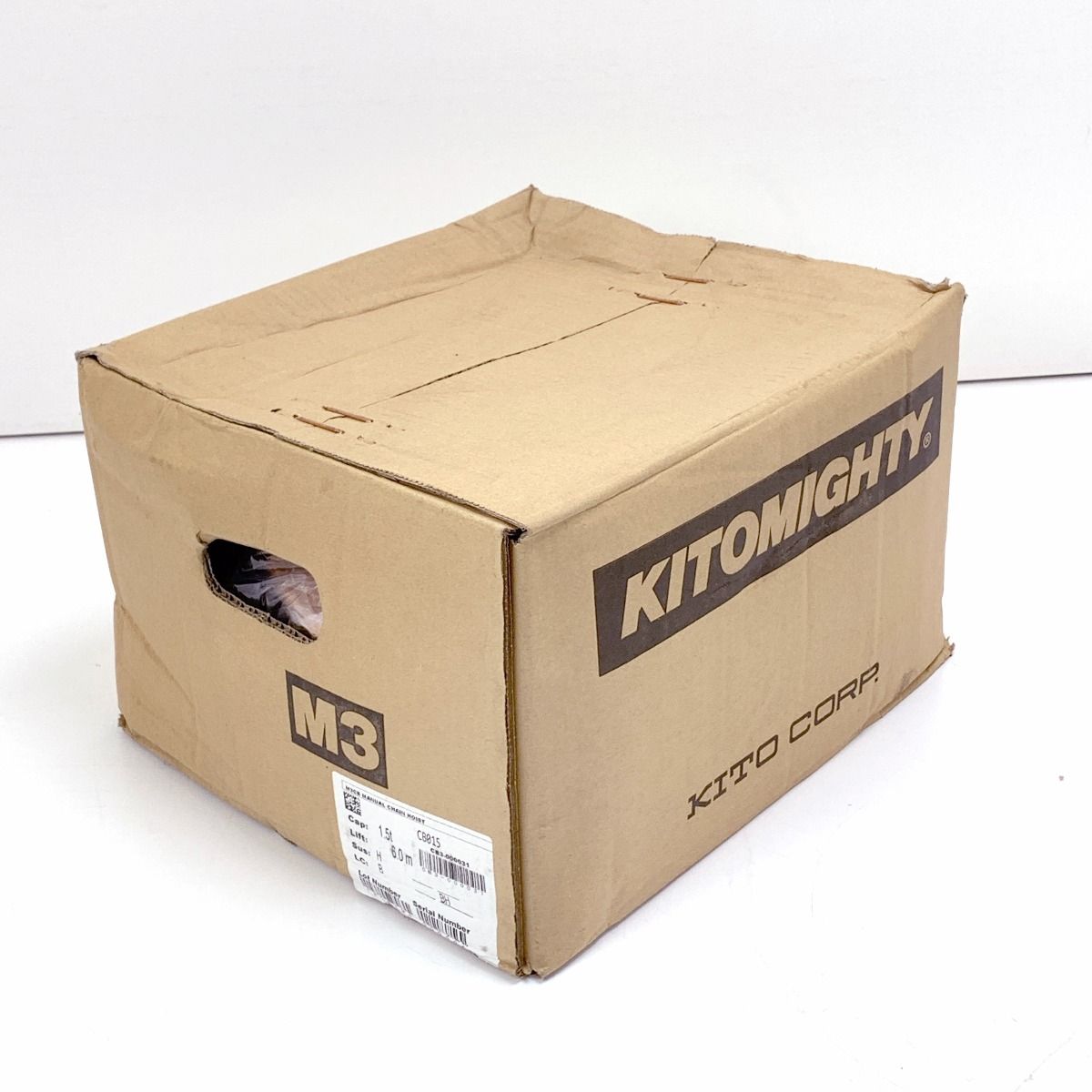 $$ KITO キトー チェーンブロック キトーマイティM3形 1.5t CB015