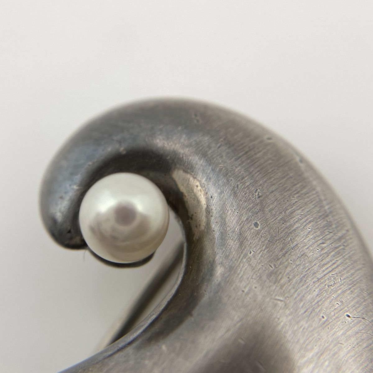 ジョージジェンセン Georg Jensen デザイン ブローチ 398 パール