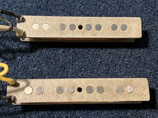HOWL GUITARS Original Pickup '64-'66 Jazz Bass Gray Bobbin “Aged