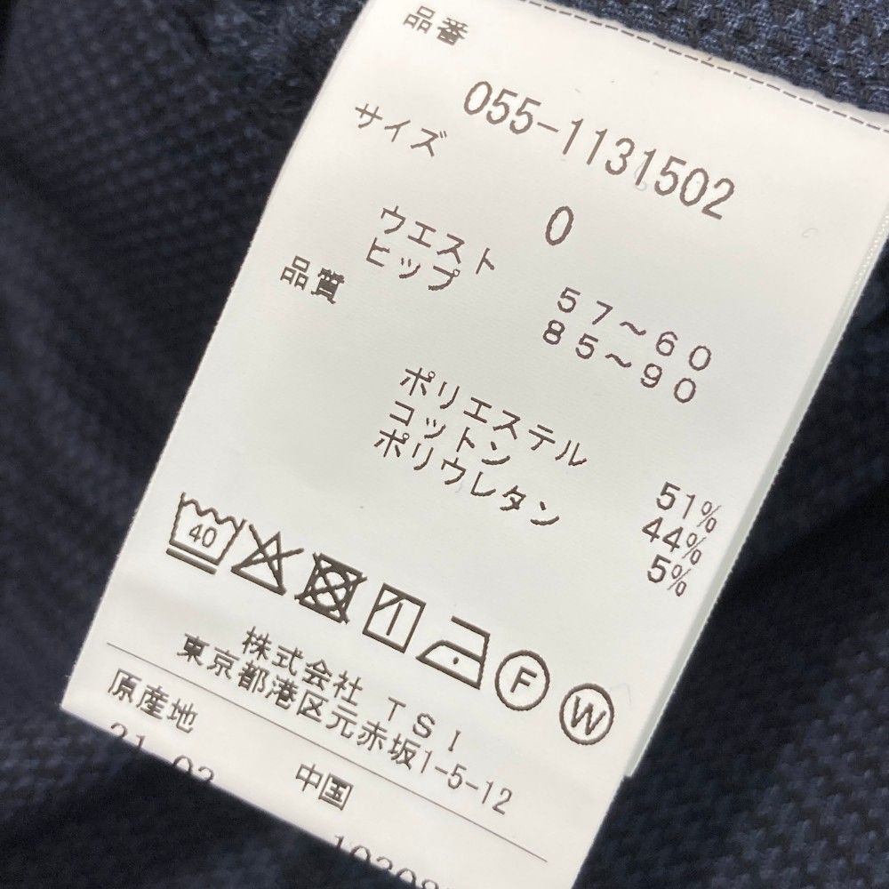 サイズ：0 PEARLY GATES パーリーゲイツ コットン混 ストレッチ