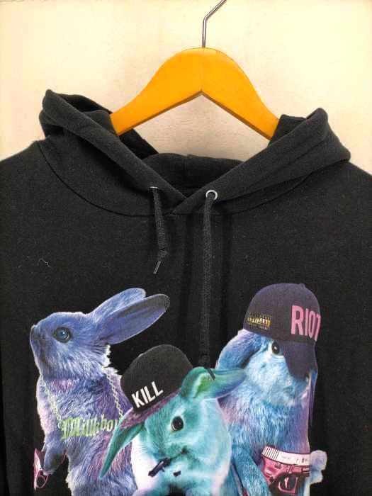 ミルクボーイ MILKBOY THE RIOT RABBITS HOODY メ - 古着買取BAZZSTORE