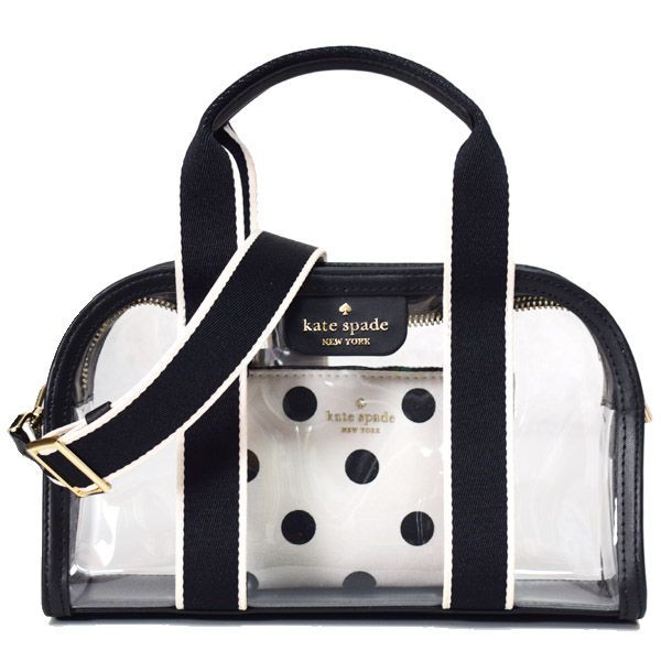 ケイトスペード バッグ katespade スケルトン シースルー ポーチ
