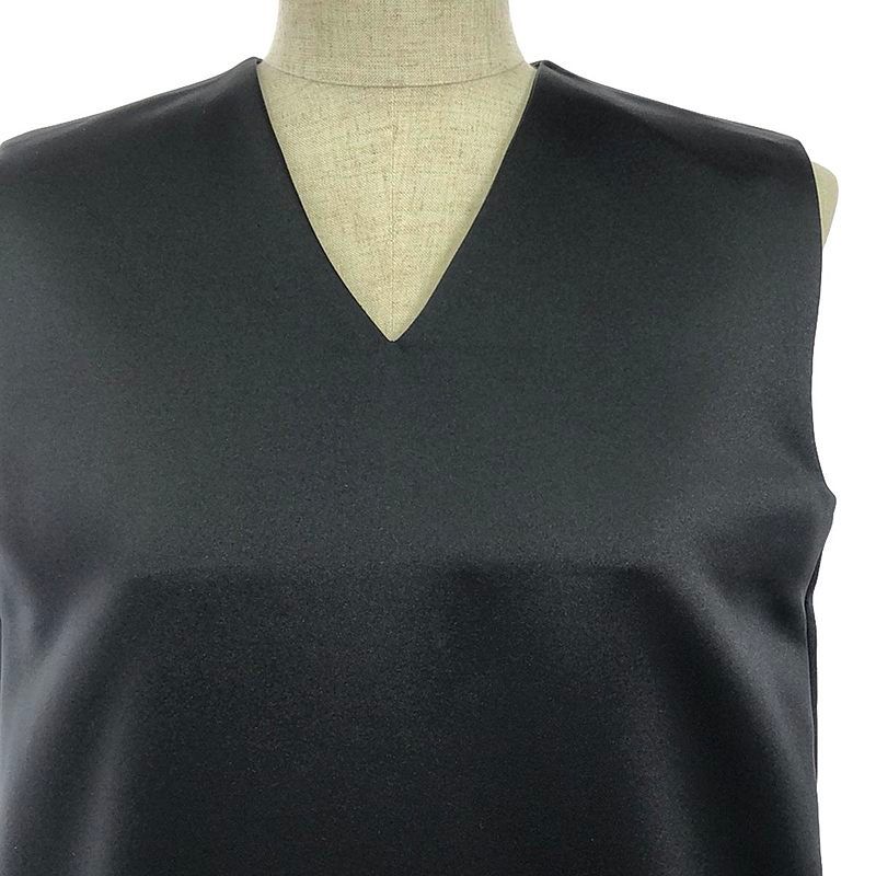 YOKO CHAN / ヨーコチャン | Vネック ノースリーブワンピース | 36