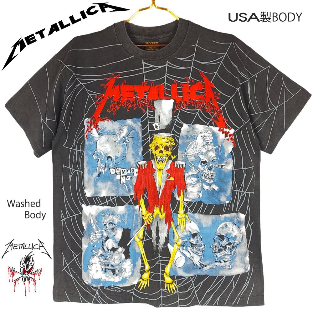 127 METALLICA メタリカ Tシャツ チャコール 美品 USA製 半袖 