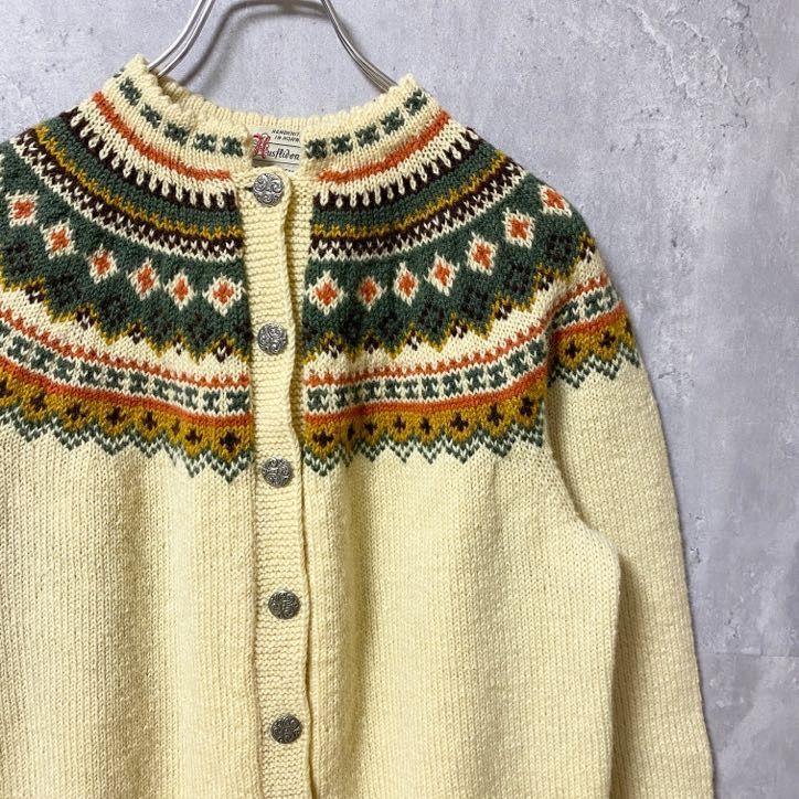 Iceland製＊ノルディック･カーディガン/used A03_3883_c7ec0b74-650f-4309-