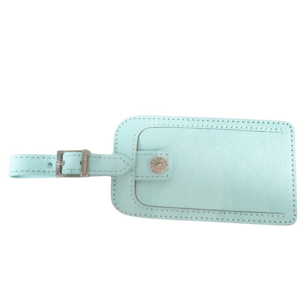 美品 Tiffany ティファニー ラゲージタグ ネームタグ ストラップ