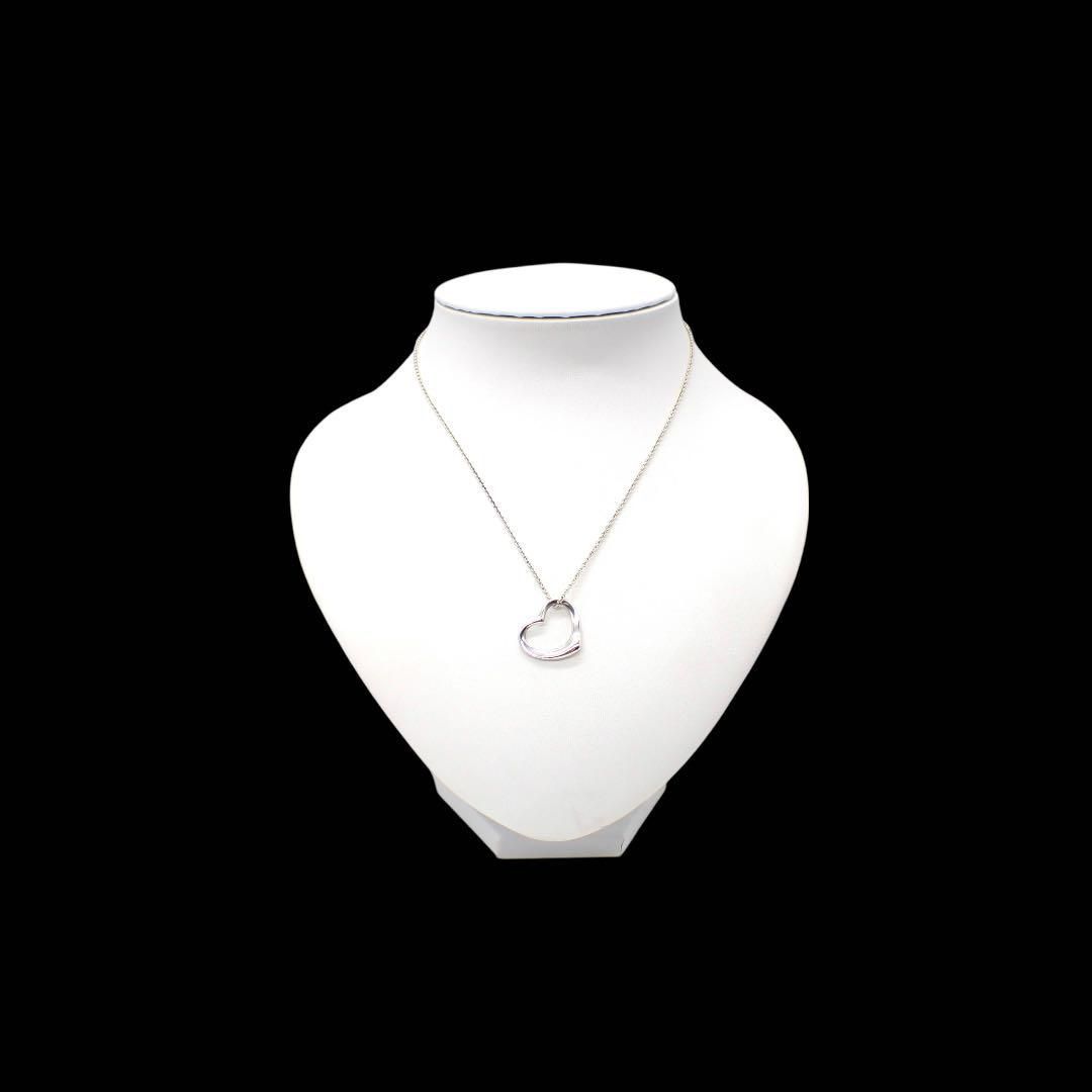 ティファニー オープンハート ネックレス ペンダント 925 シルバー 4103