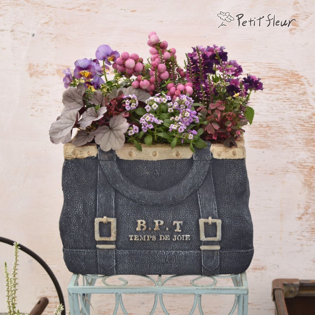 季節のお花寄せ植え グラスファイバー