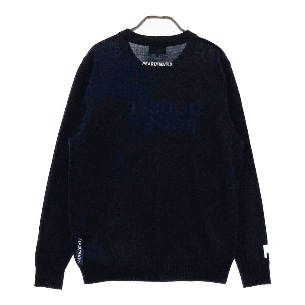 【新品】パーリーゲイツ　ミッキーマウス　メンズセーター　サイズ4（M）ブラック サイズ：4 PEARLY GATES パーリーゲイツ ×Disney ニットセーター