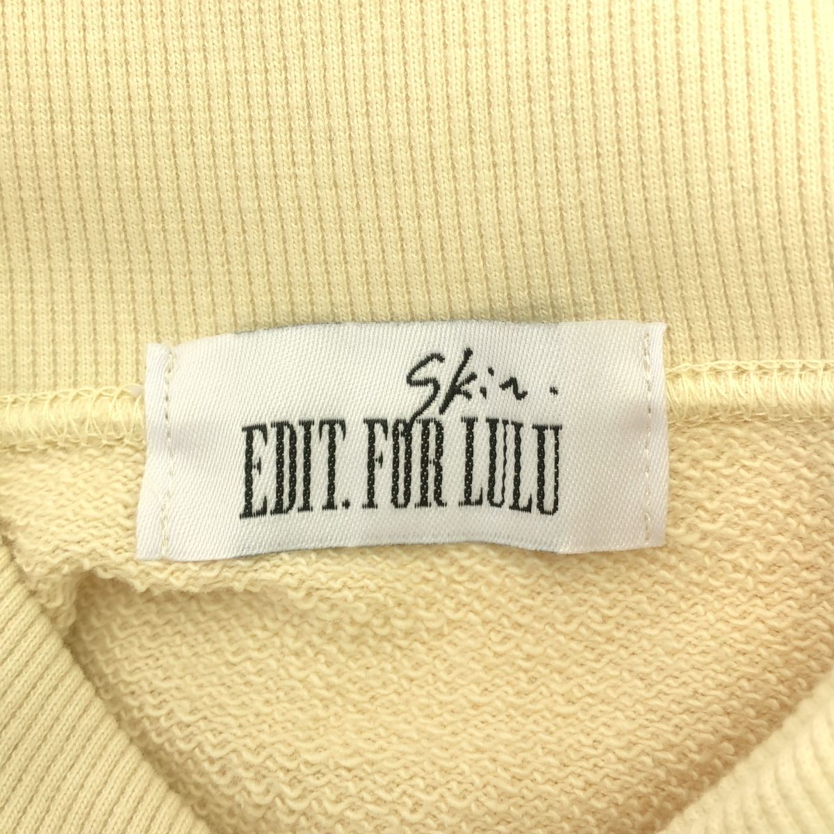 EDIT. FOR LULU / エディットフォールル | × SKIN コラボ クロップド