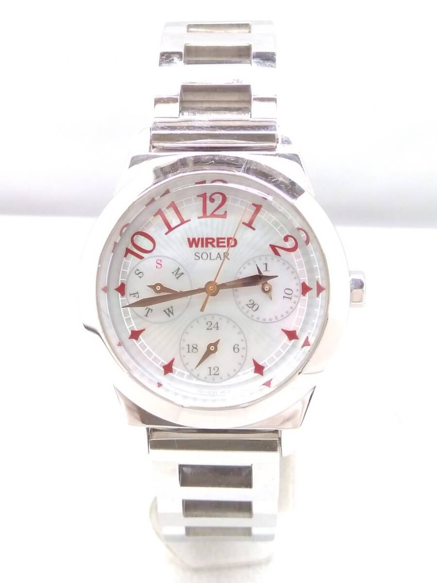 WIRED ワイアード V14J-0BR0 ソーラー 腕時計