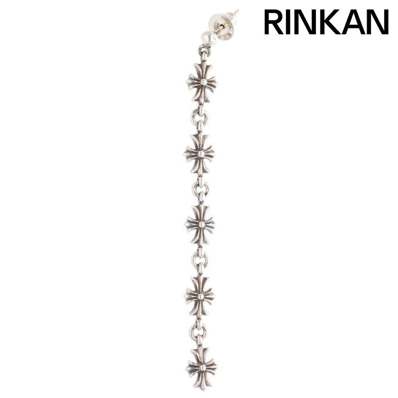 クロムハーツ TINY E CH PLS 5 タイニーECHプラス5ドロップ シルバーピアス メンズ