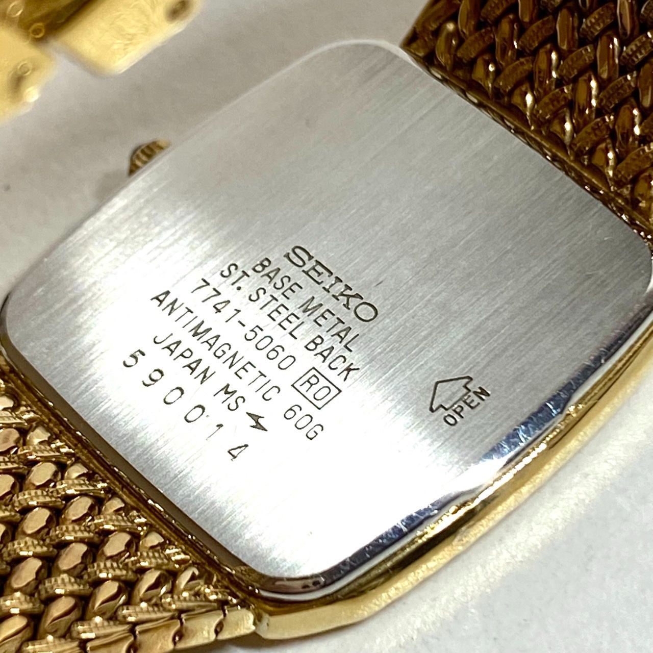 SEIKO DOLCE 7741-5060 ゴールド セイコー ヴィンテージ 送料無料