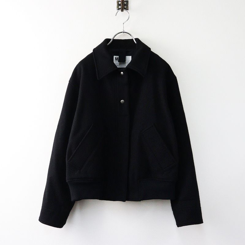 初期マーガレットハウエルカシミヤ100% ジャケットブラック2 美品