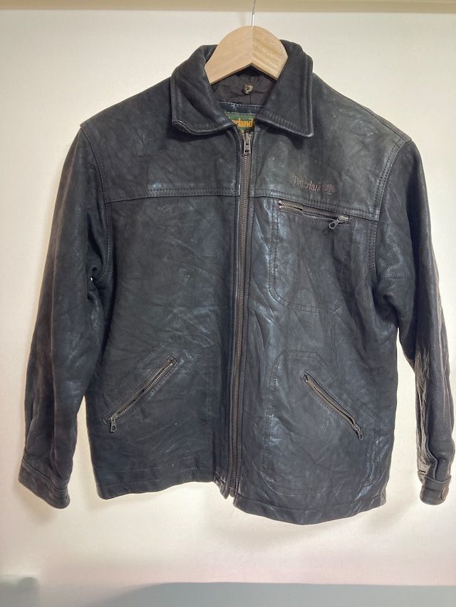 Timberland / ティンバーランド シングルレザージャケット 本革 中古・古着通販】Timberland (ティンバーランド) シングルレザー