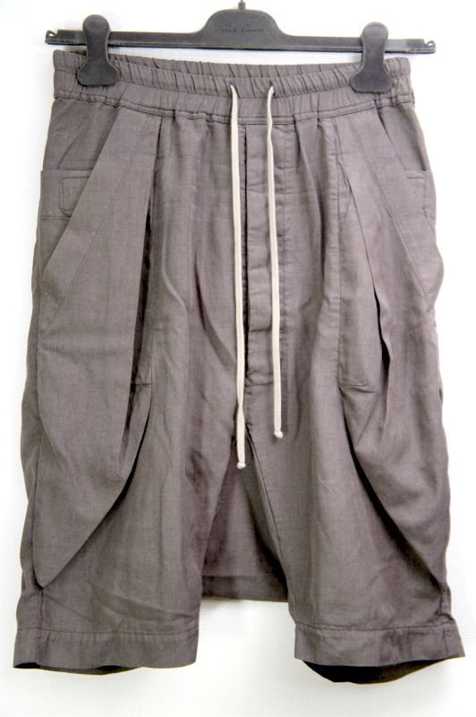 美品◇Rick Owens リックオウエンス PODS DRAWSTRING シルク素材