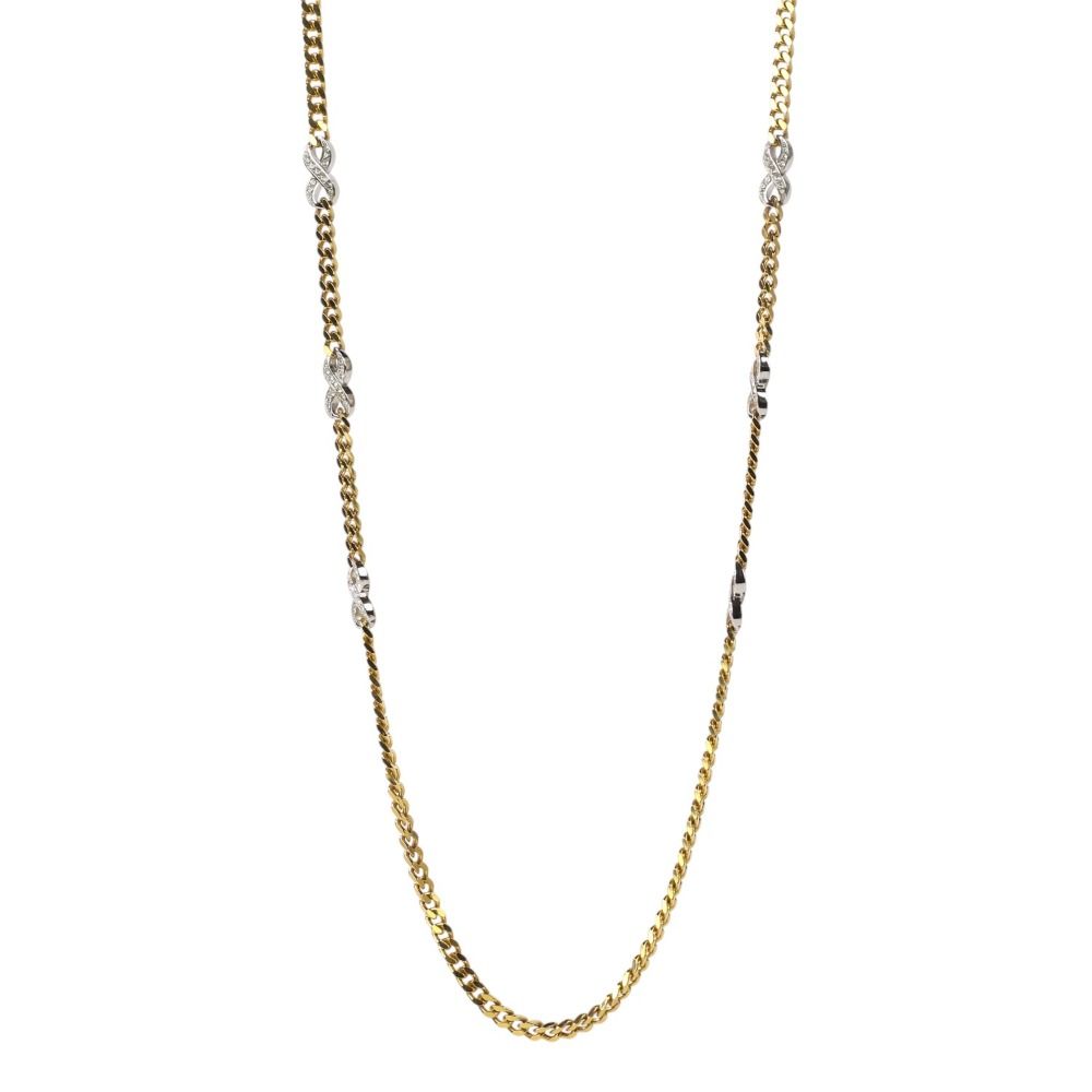 ジバンシー ラインストーン ネックレス ゴールドカラー レディース GIVENCHY - 【1982年製】◇ジバンシー◇ ラインストーン