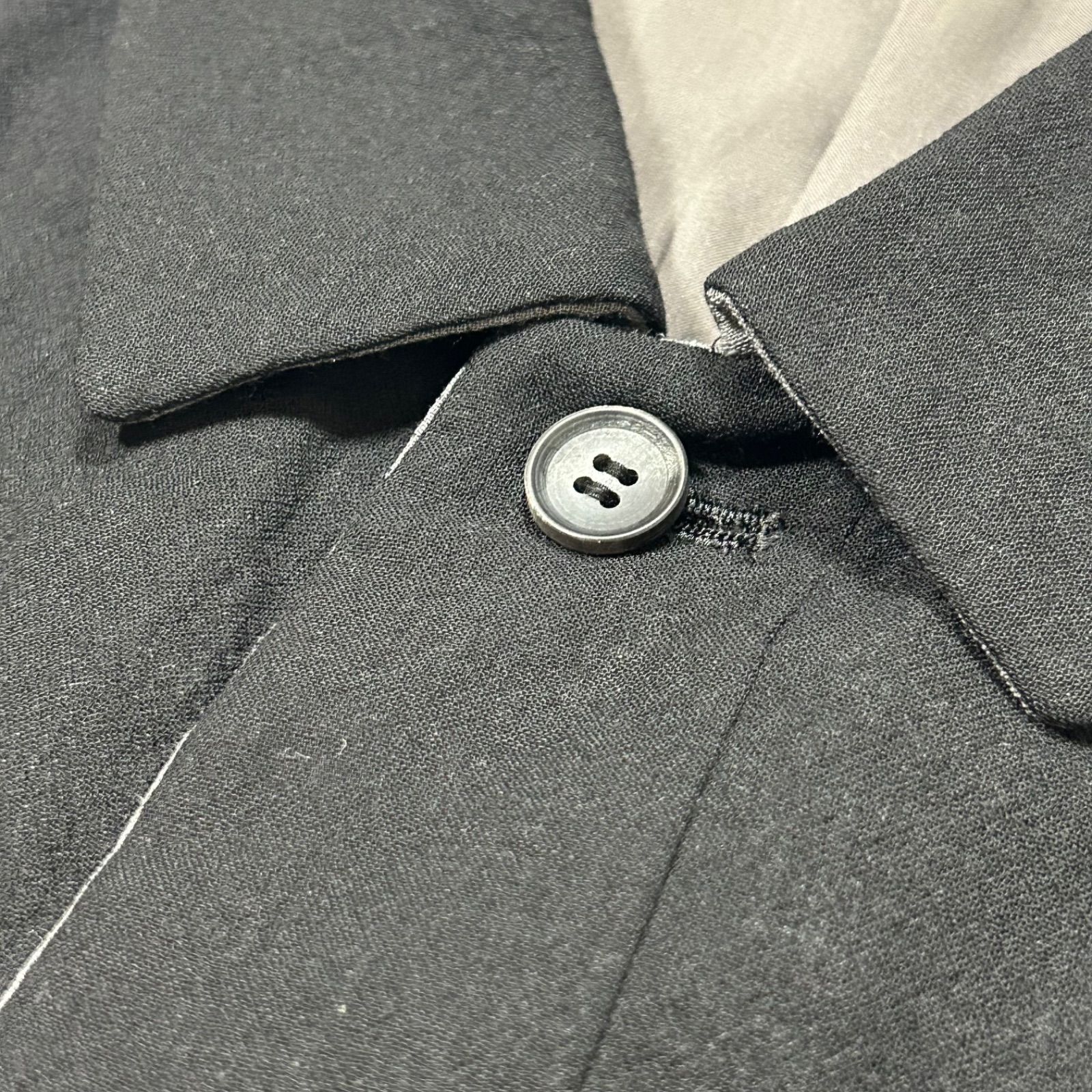 ISSEY MIYAKE MEN 2010SS Sheer Wool × Nylon 5B Jacket - Black
