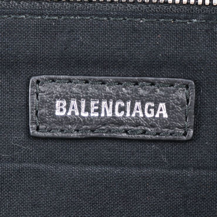 BALENCIAGA バレンシアガ リュック・デイパック 552379 フェイクファー ブラック ホワイト シルバー金具 エブリデイ バックパック  【本物保証】