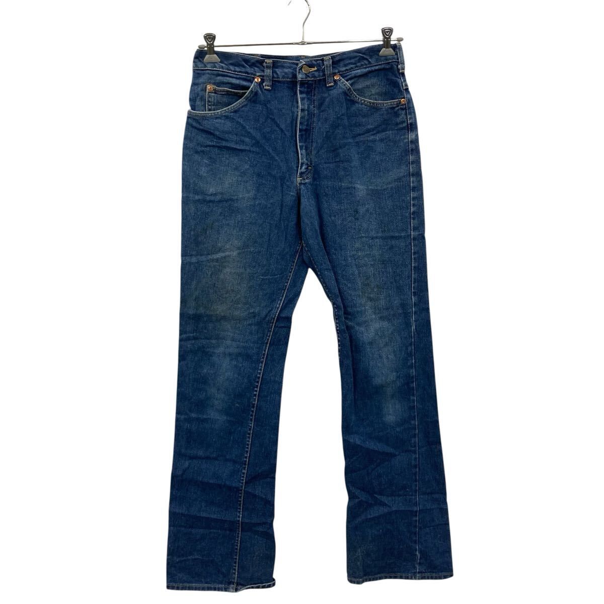 Lee デニムパンツ W33 インディゴブルー リー ジップアップ 