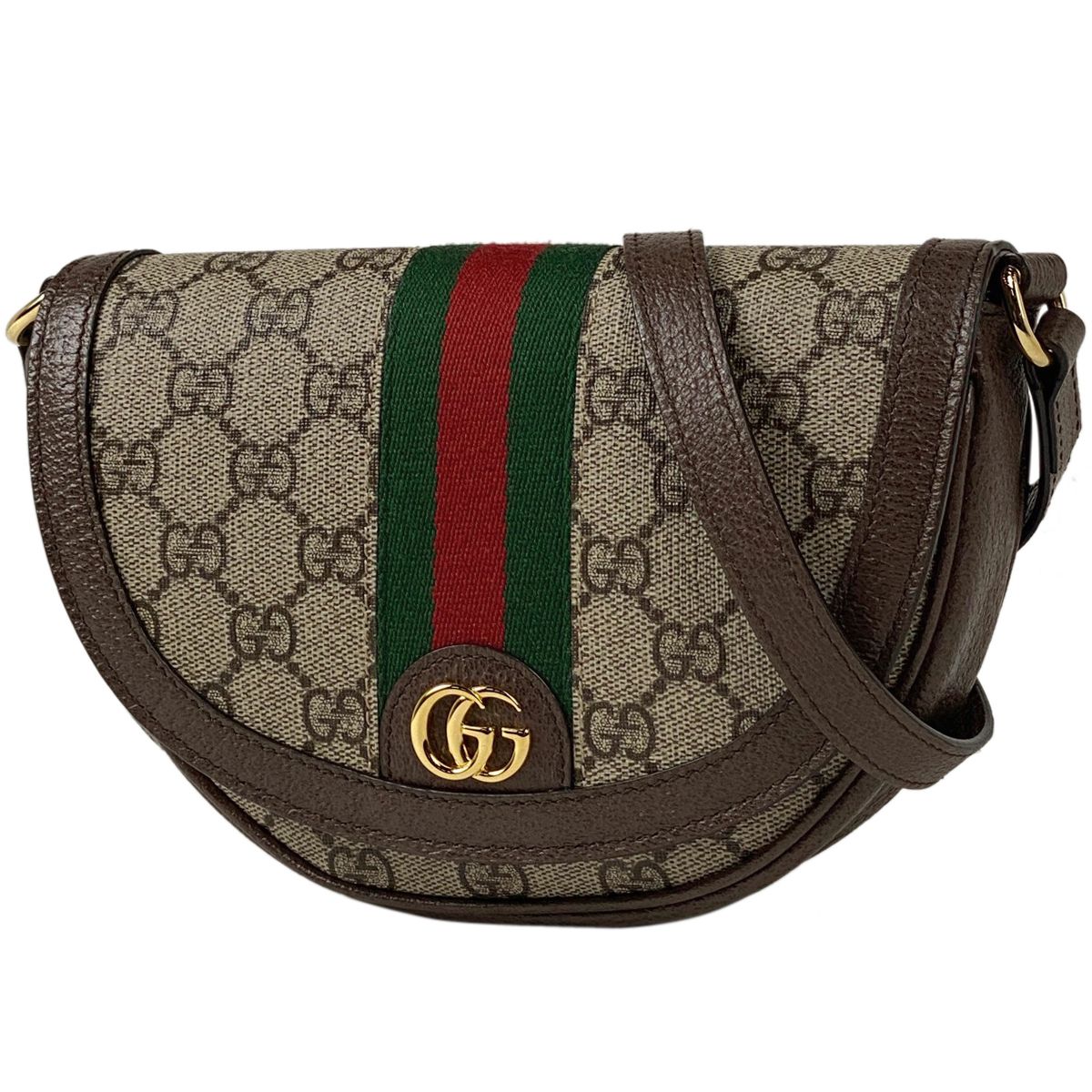 グッチ GUCCI GG柄 ショルダーバッグ シェリーライン ショルダーバッグ コーティングキャンバス ブラウン 757309 レディース 【中古】  - メルカリ