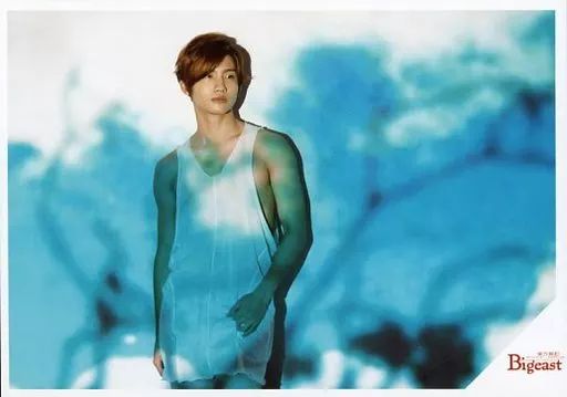 中古】生写真(男性) 東方神起/チャンミン/横型・膝上・衣装白