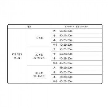 にぎり寿司 押し型