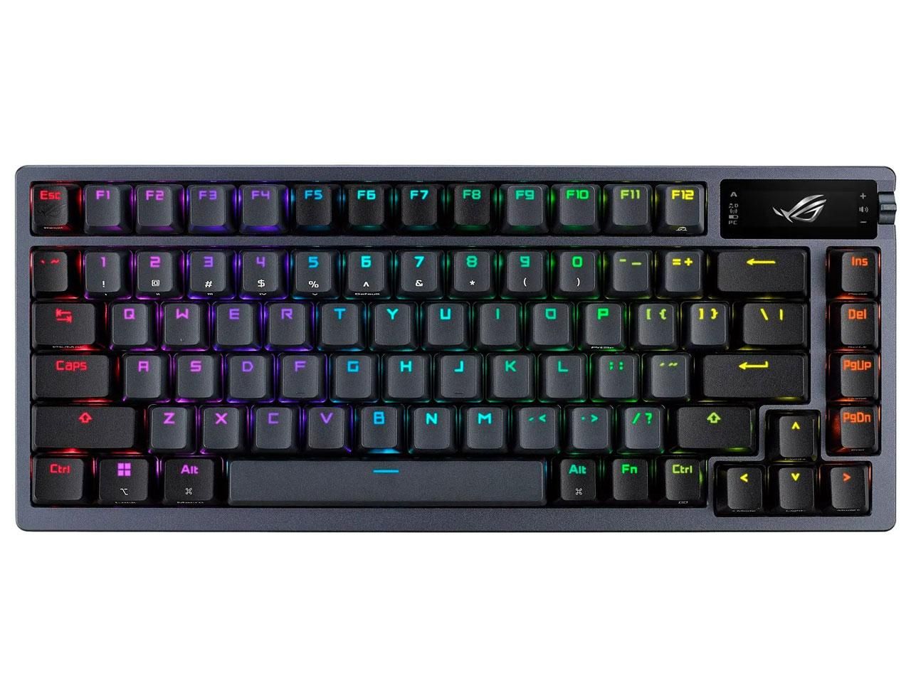 4営業日で発送 ASUS ROGAZOTHNXRDUSPBT ゲーミングキーボード ROG Azoth 英語配列 M701 ROG AZOTH NXRD US PBT ガンメタル 有線 ワイ