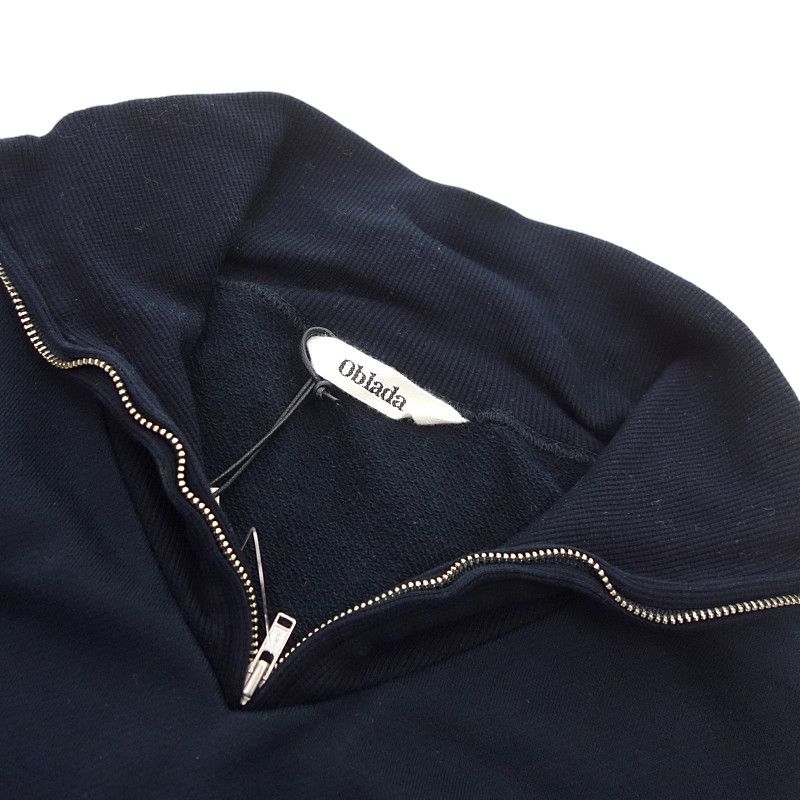 Oblada オブラダ UNIFORM HALF ZIP SWEAT - トップスファッション
