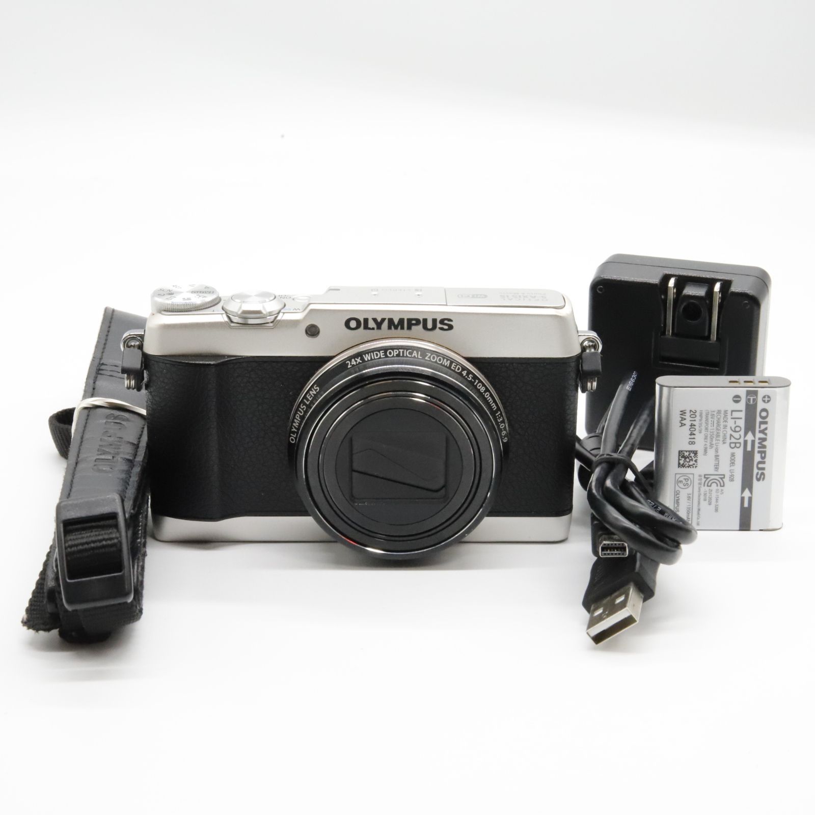 □美品□ OLYMPUS OLYMPUS デジタルカメラ STYLUS SH-1 シルバー 光学式5軸手ぶれ補正 光学24倍&超解像48倍ズーム SH- 1 SLV - メルカリ