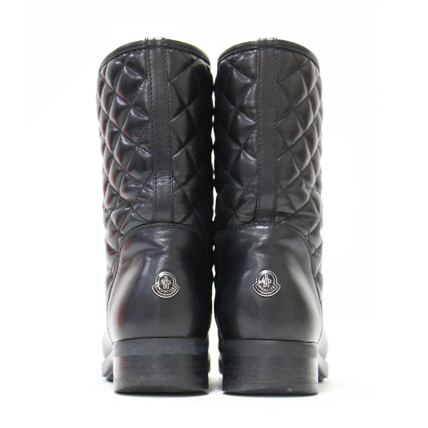 モンクレール　黒ショートブーツ MONCLER モンクレール ブラック 黒 サイズ:36(23.0cm) | ニュー