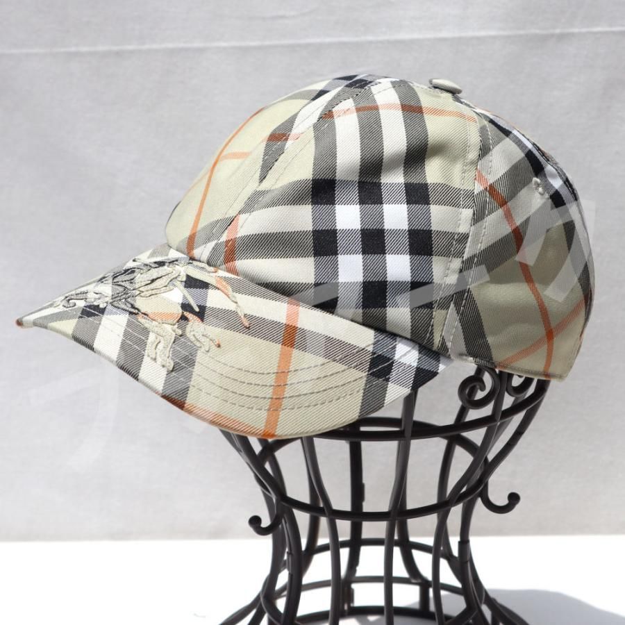 バーバリー BURBERRY 帽子 キャップ チェック EKD ツイル ベース