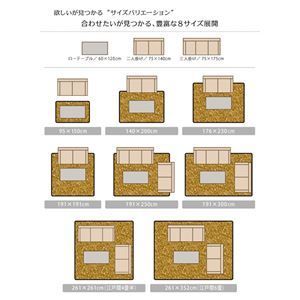 純国産モダンデザイン涼感い草ラグ Lyma