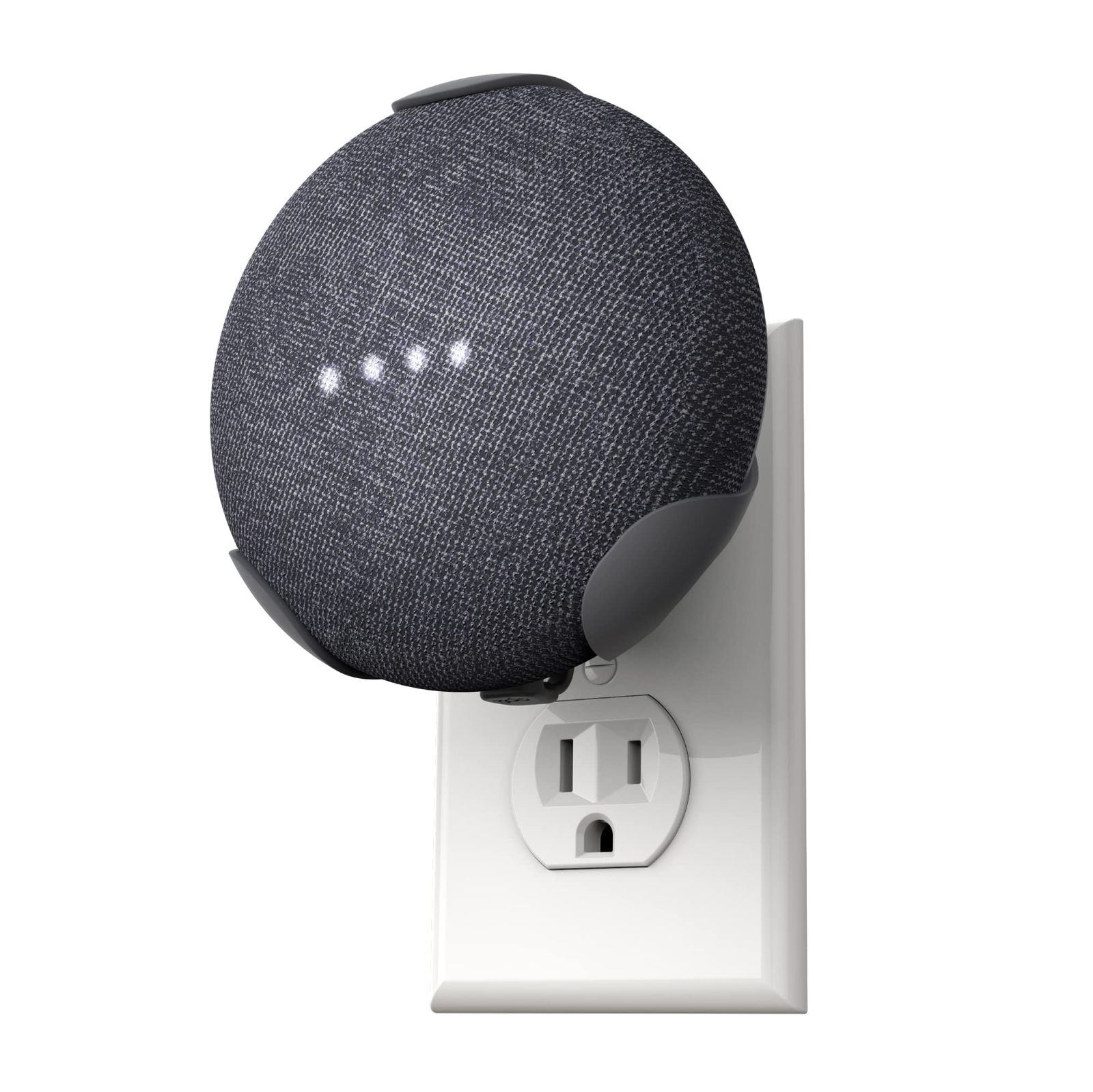 PowerClip コンセントマウント Google Nest Mini(チャコール)用