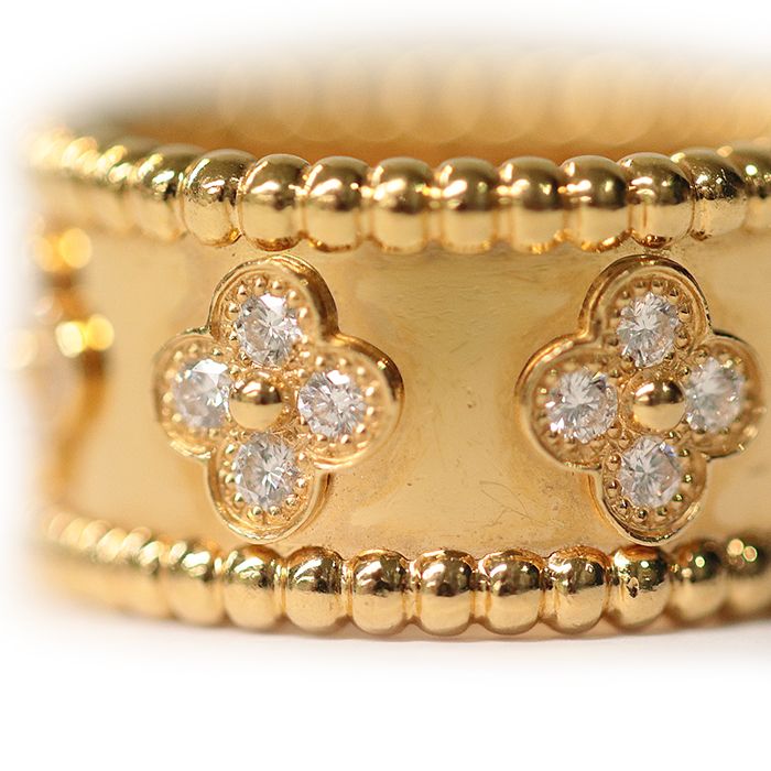 ヴァンクリーフ&アーペル ペルレクローバーリング ミディアム  