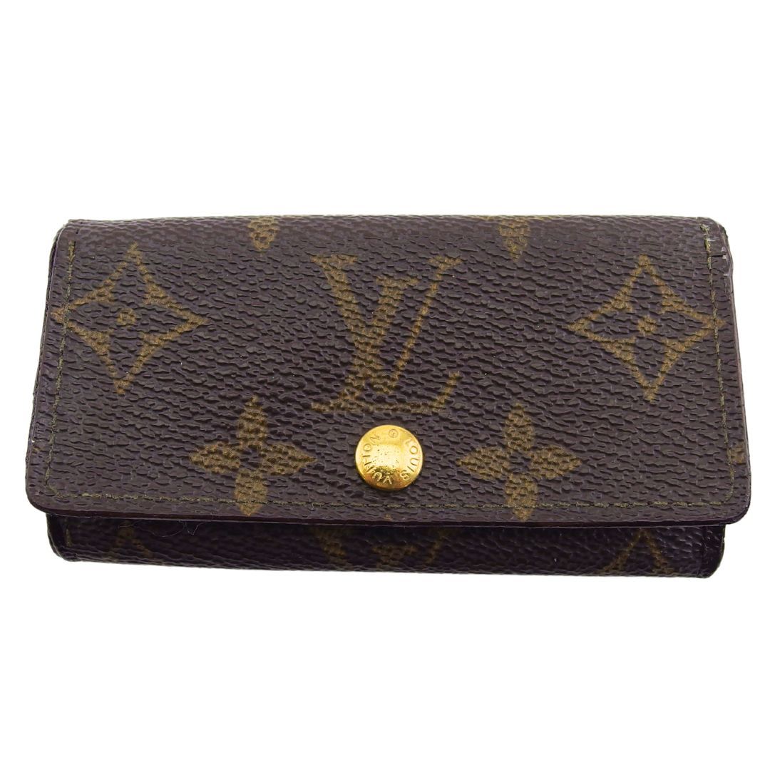 Louis Vuitton キーケース ブラウン モノグラム ルイヴィトン モノグラム ポシェット 6クレ キーケース 6連 鍵