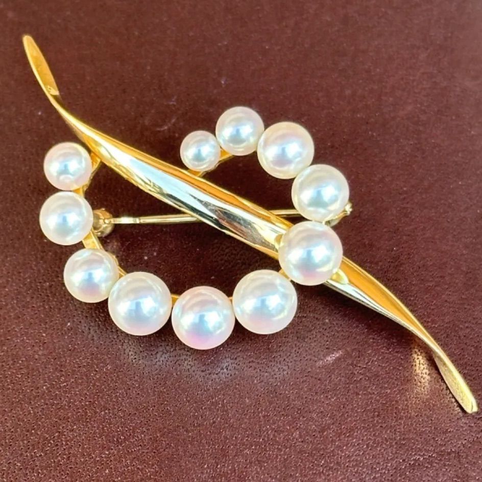 愛子さまご使用モデル【現行品】MIKIMOTO ミキモト K18 ブローチ