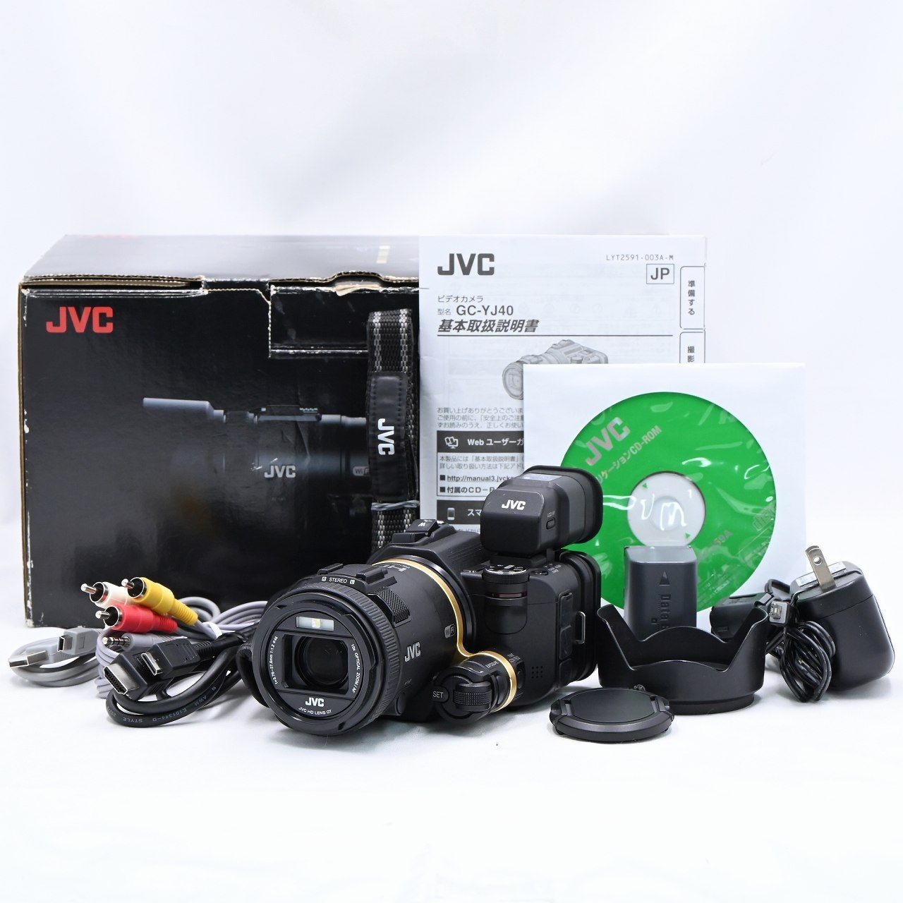JVC GC-YJ40量販店モデル JVC GC-YJ40量販店モデル（JVC ハイビジョン メモリームービー