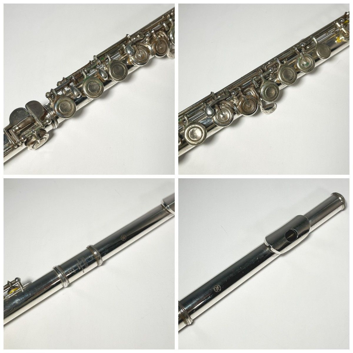 ジャンク品】 YAMAHA ヤマハ YFL-511 YFL511 頭部菅 菅体銀製