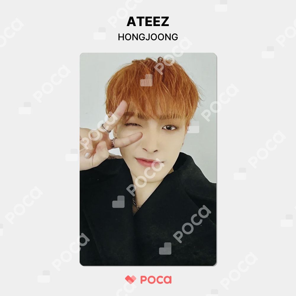 ￼ATEEZ HONGJOONG PHOTOCARD ホンジュン　トレカ ATEEZ ホンジュン トレカ THE WORLD EP.FIN : WILL POP-UP