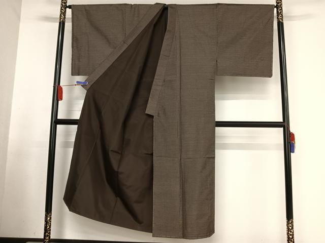 平和屋着物●男性 本場大島紬 アンサンブル 100亀甲 総詰め 正絹 AABA5036np