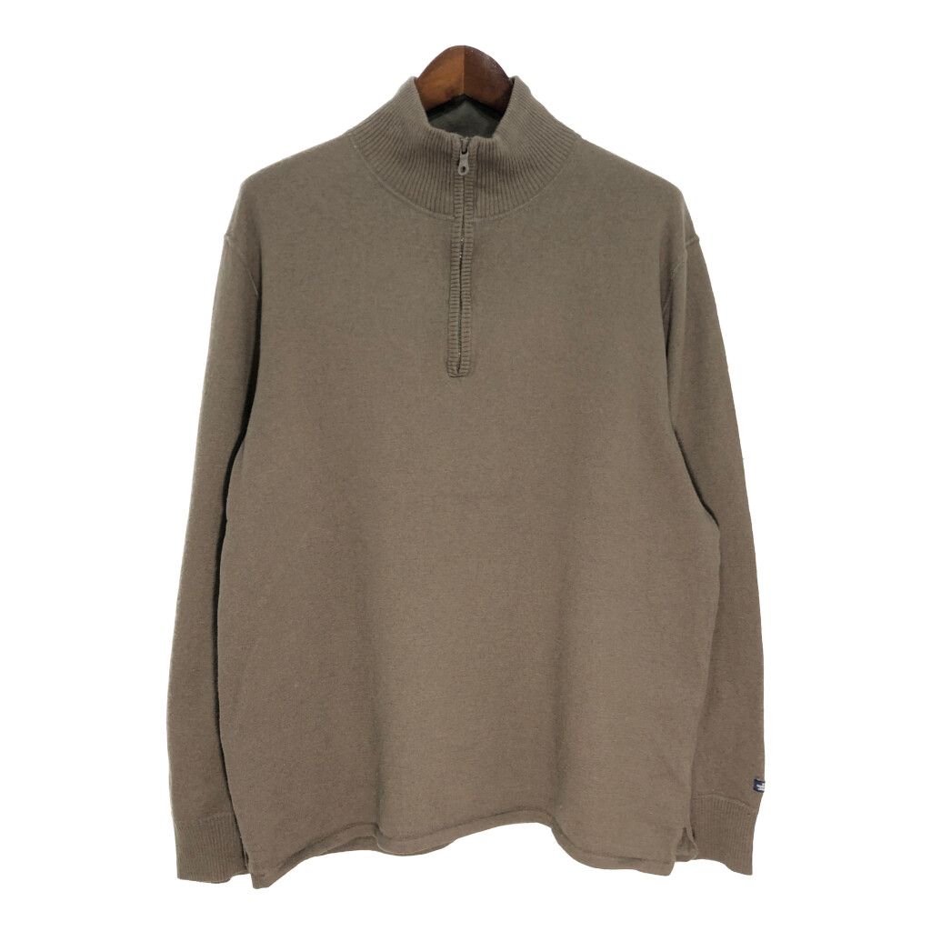 THE NORTH FACE ノースフェイス ハーフジップ セーター アウトドア ブラウン (メンズ XL) 中古 古着 T1196
