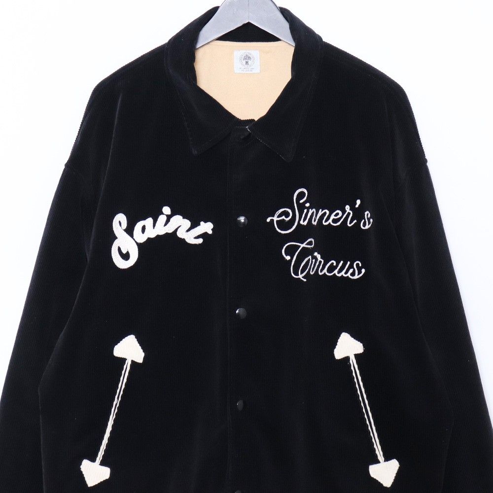 SAINT MICHAEL CORDUROY JACKET Lサイズ ブラック SM-A21-0000-041 