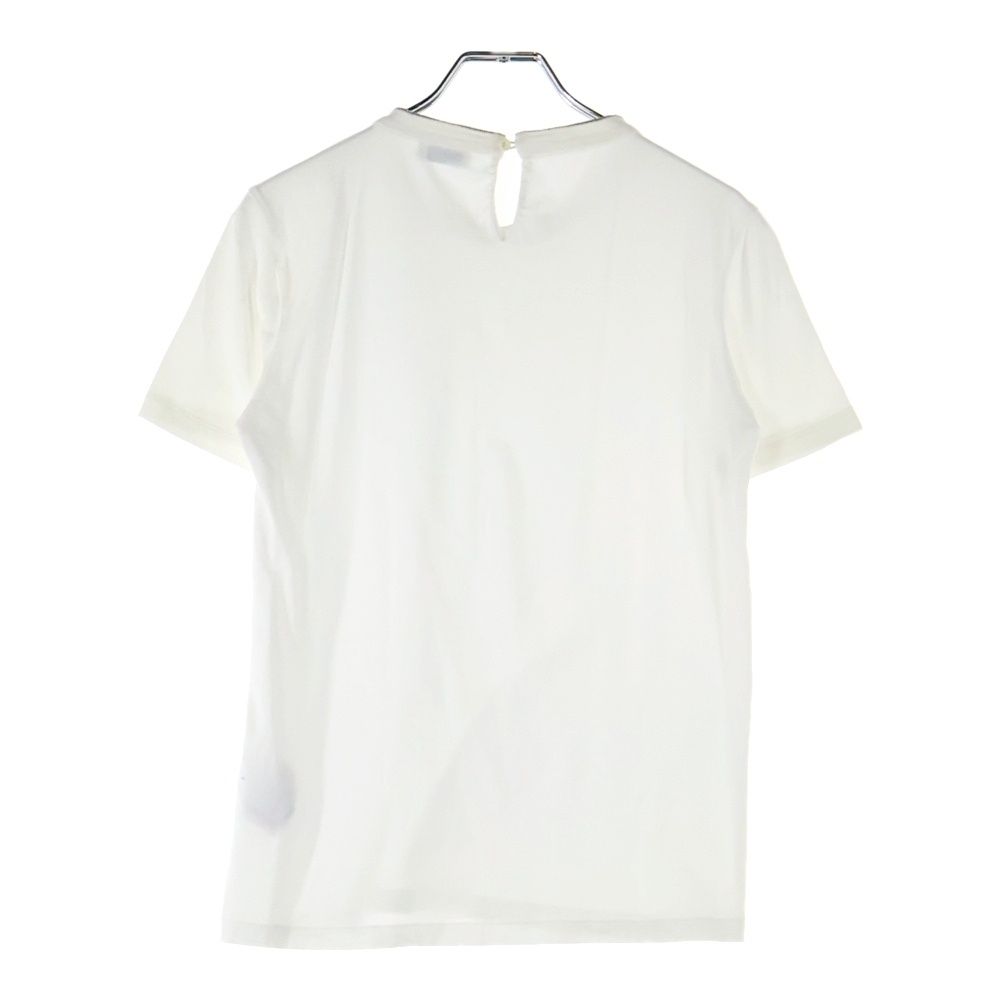 BRUNELLO CUCINELLI ブルネロクチネリ モニーレ装飾 ラインストーン クルーネック 半袖Tシャツ カットソー ホワイト レディース