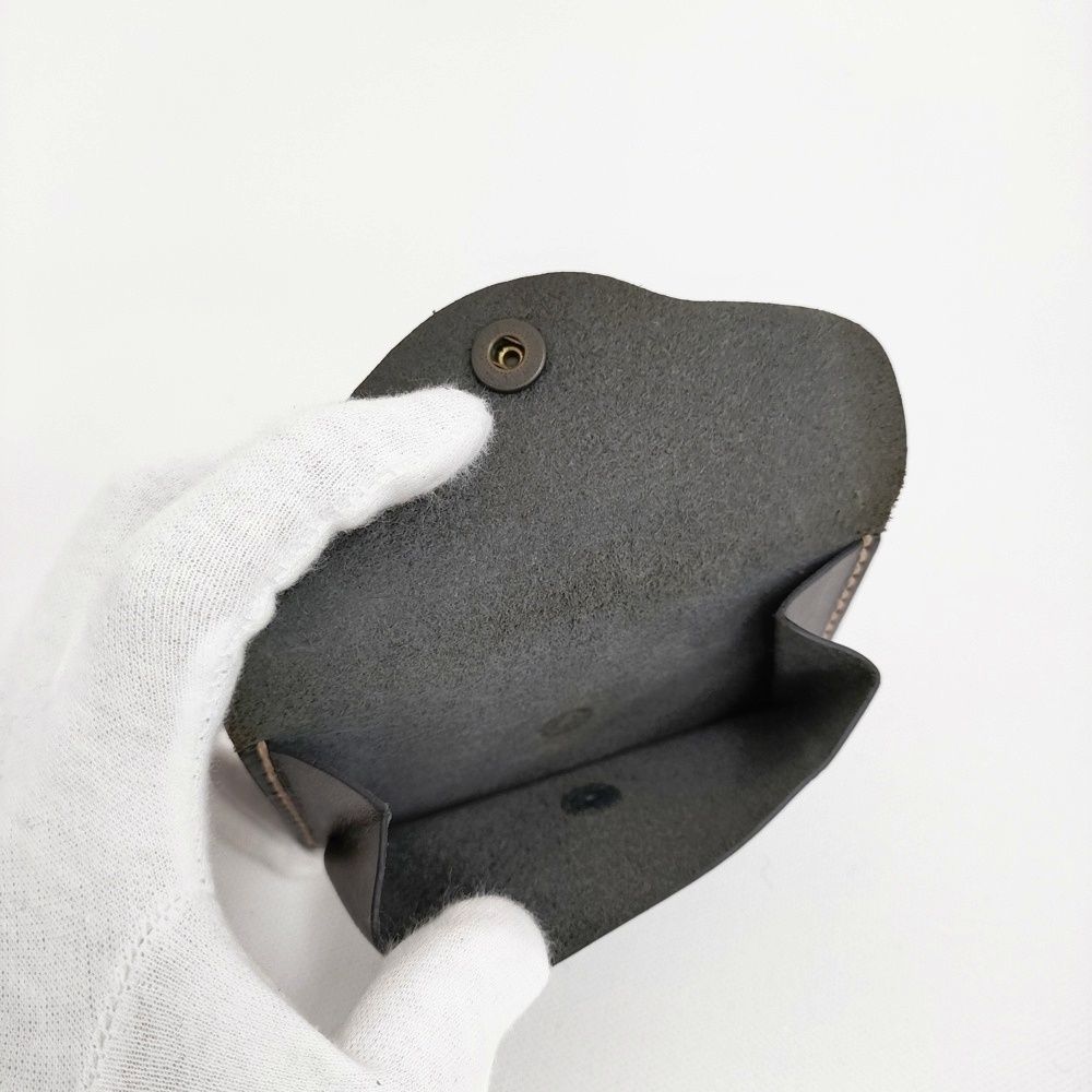 HENRY CUIR BELLE EPOQUE レザー 二つ折り財布 ブラック レディース  