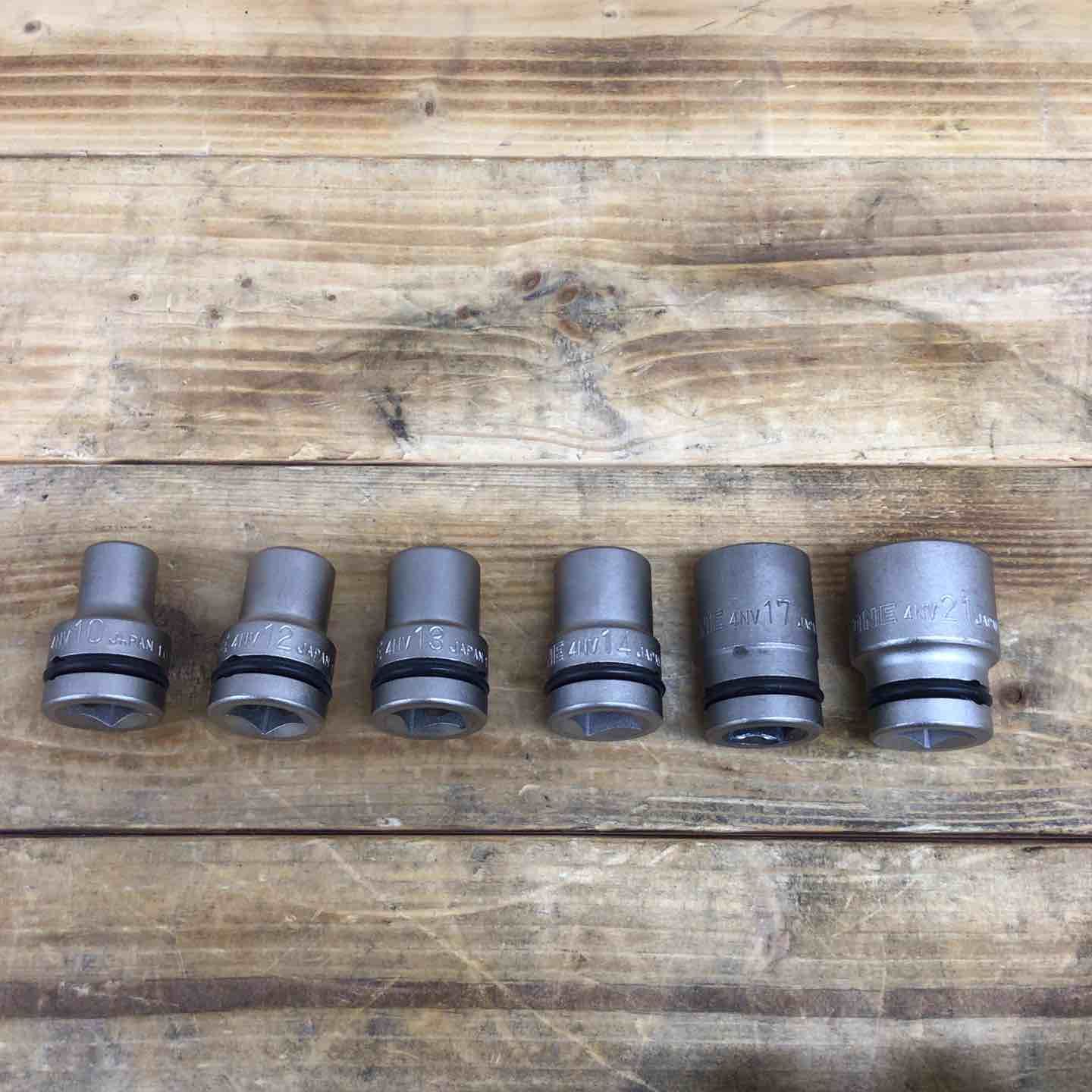 インパクト用ソケットセット メタルトレー付き