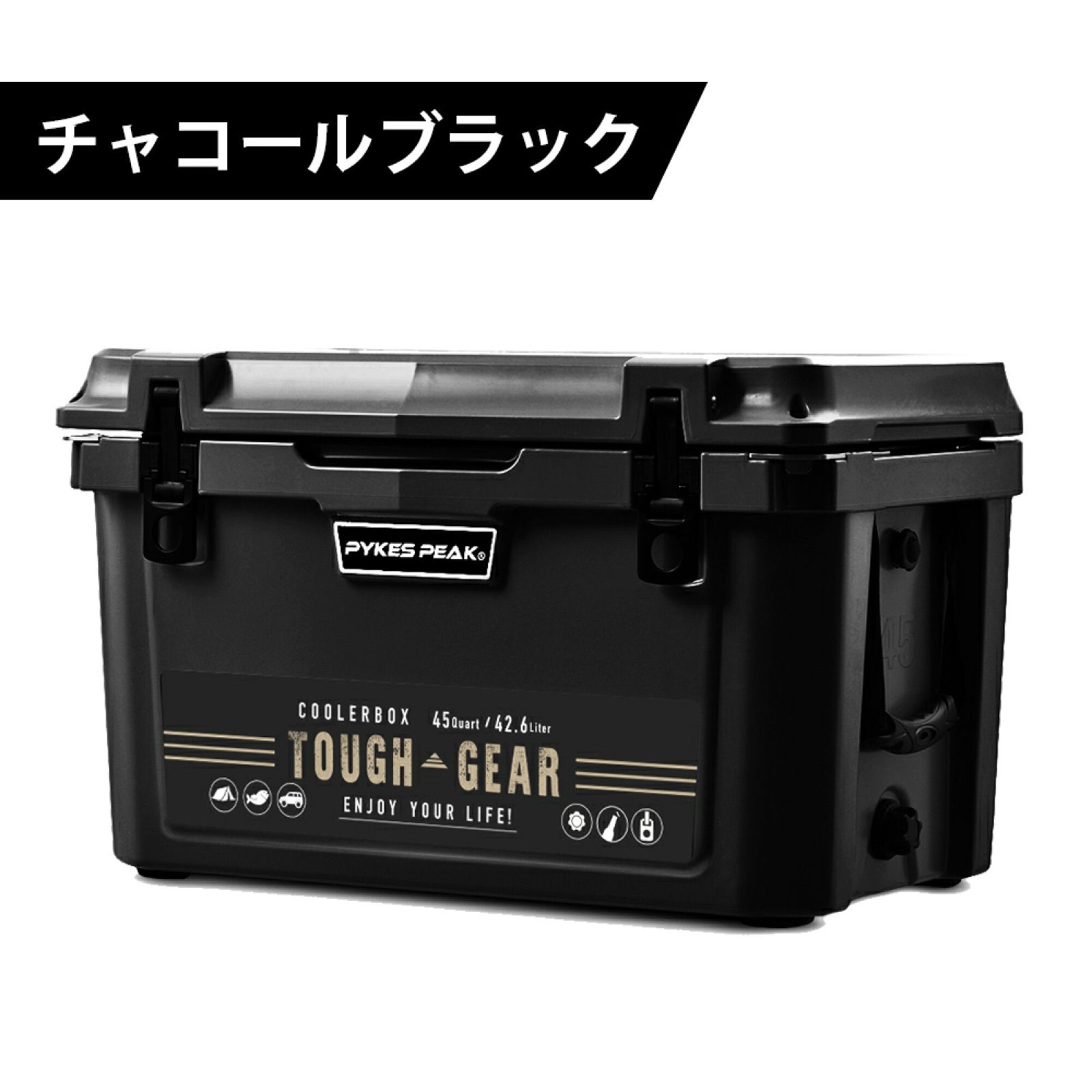 ◆もも◆ 傷アリ】P0066 クーラーボックス 45QT 260603-14