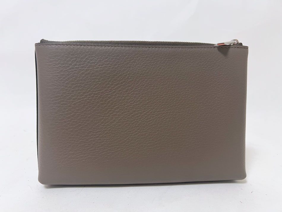 Cartier カルティエ マスト ドゥ ポーチ SM グレー カーフスキン  