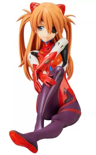 中古】フィギュア 式波・アスカ・ラングレー プラグスーツVer